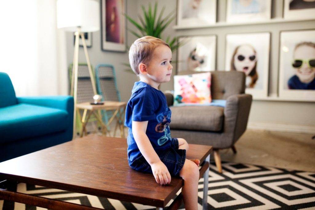 Can you have a coffee table with kids