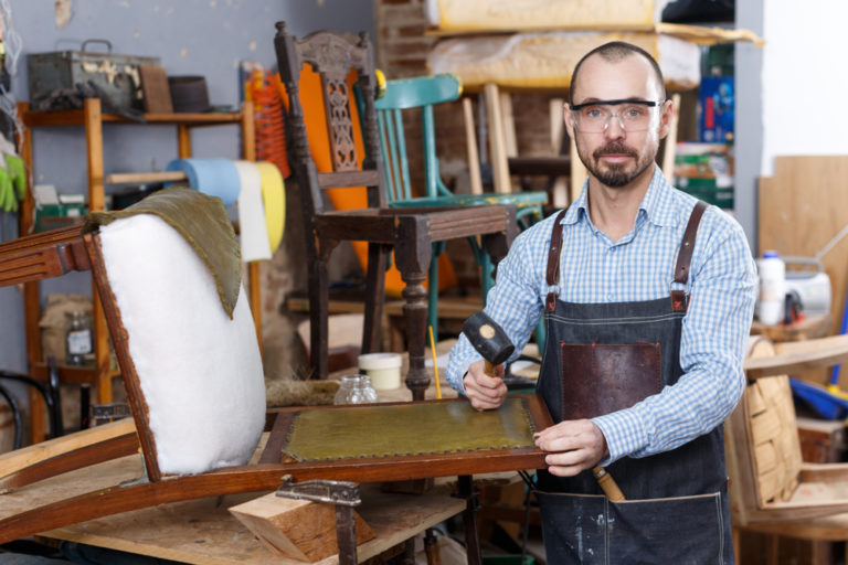 Can You Reupholster A Chair Without Removing The Old Fabric? - Four ...