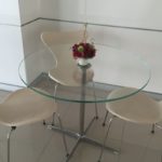 What type of glass is used for coffee tables